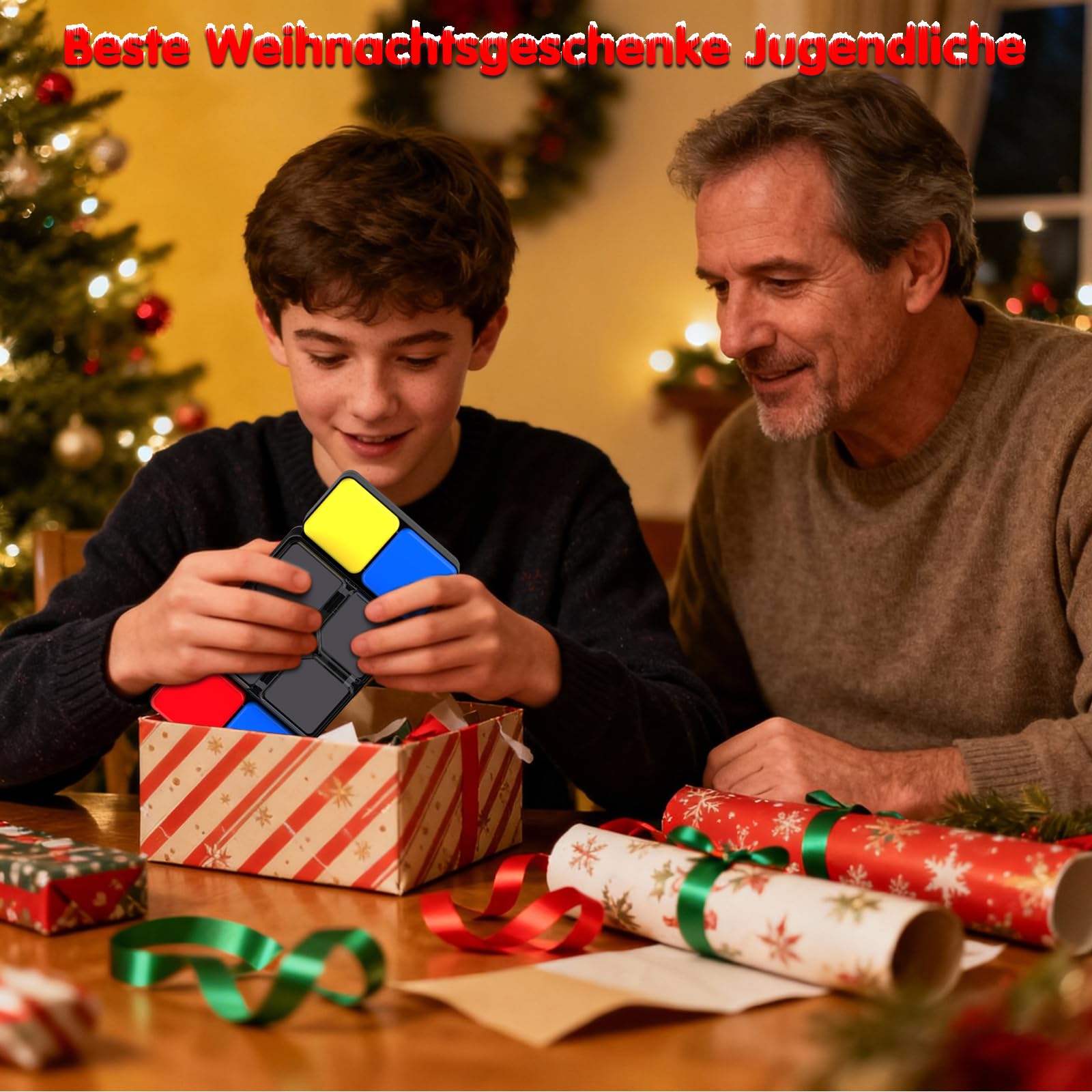 Pup Go Magic Cube elektronisch, Reaktionsspiel für Kinder 6–12 Jahre, Lernspielzeug mit Handheld Design, Denkspiel Geschenk für Jungen & Mädchen