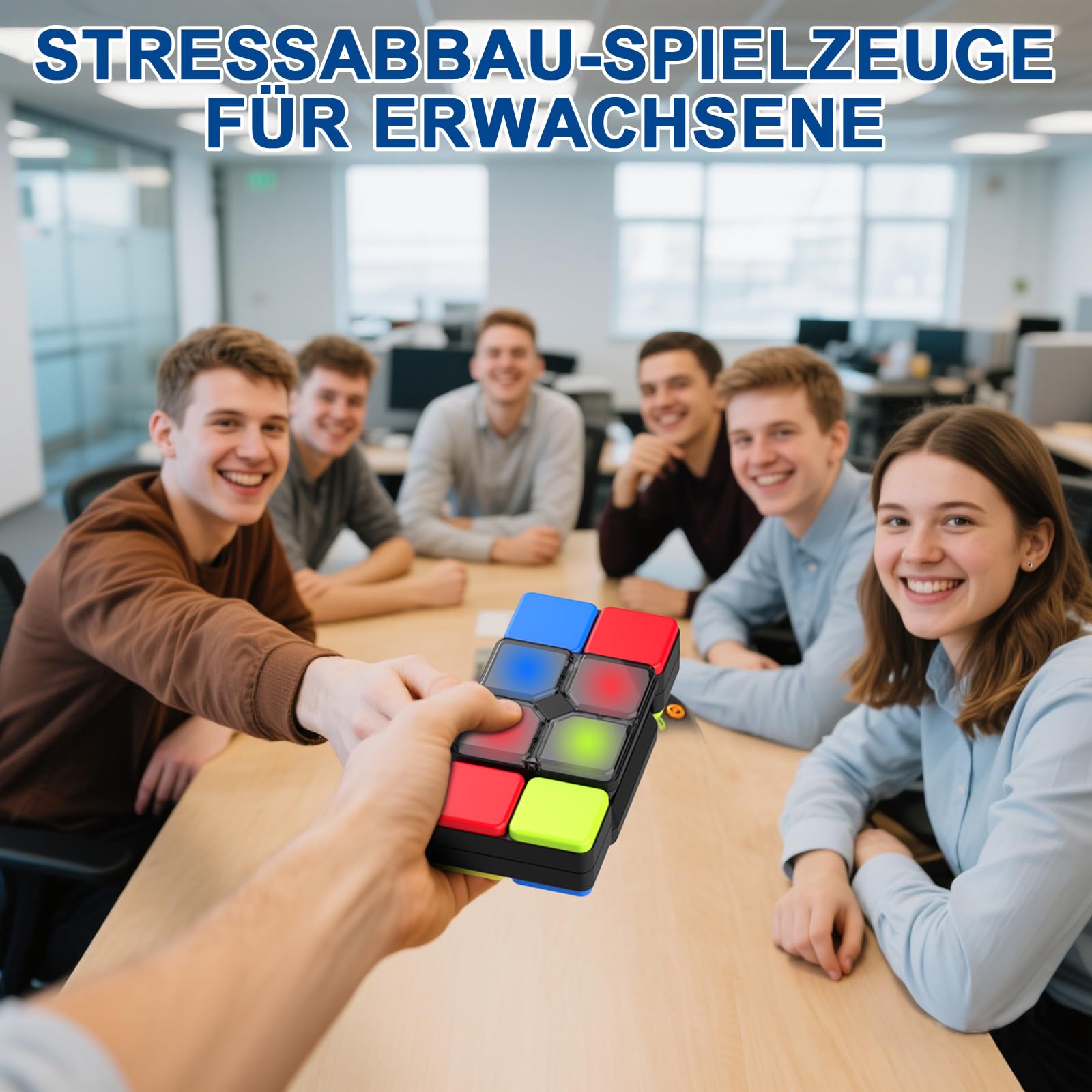 Pup Go Magic Cube elektronisch, Reaktionsspiel für Kinder 6–12 Jahre, Lernspielzeug mit Handheld Design, Denkspiel Geschenk für Jungen & Mädchen
