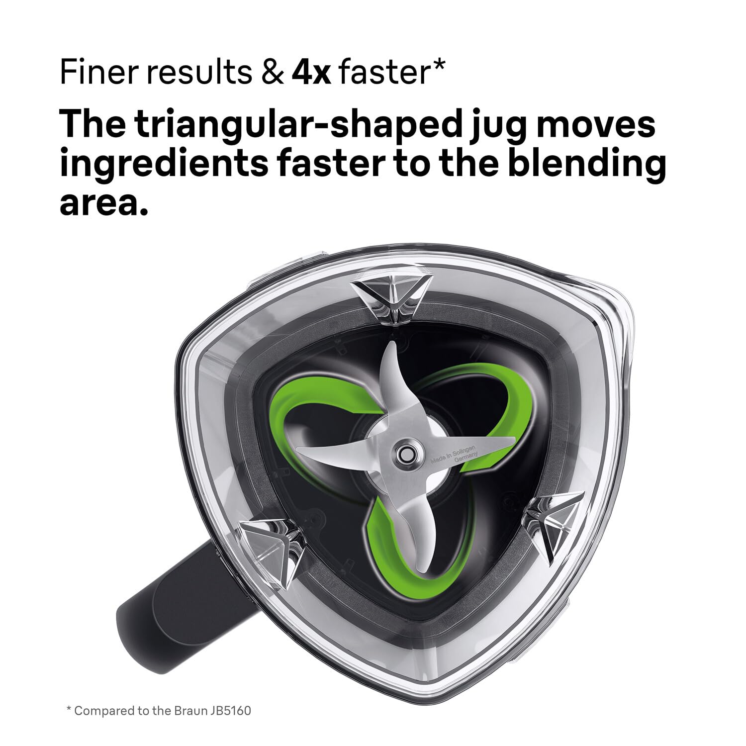 Braun PowerBlend 9 JB9040BK Hochleistungs-Standmixer mit 1600 Watt Motor, 2 l Tritan-Behälter, 18 Programme, 10 Geschwindigkeiten, Schwarz