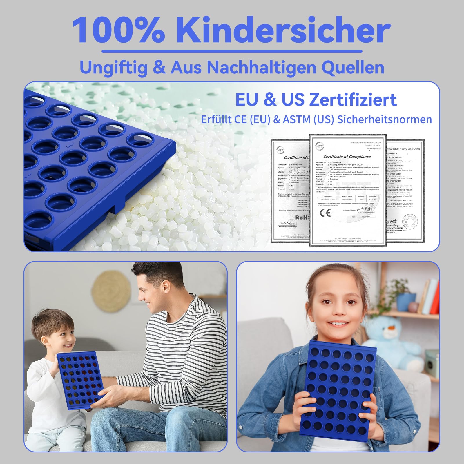 Pup Go Brettspiel 4 in einer Reihe, Strategiespiel für Kinder ab 3 Jahren, klassisches Denkspiel für 2 Spieler, inkl. Ersatzchips, Spielzeug für Jungen