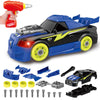 Pup Go Bau Auto zum Auseinandernehmen, Spielzeug für Kinder ab 3 Jahren, 26-teilig mit elektrischer Bohrmaschine, Lernspielzeug, Geschenk für Jungen