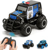 Pup Go Polizei RC Auto mit Licht, ferngesteuertes Spielzeug für Kinder 3–9 Jahre, robustes Offroad Polizeiauto, Geschenk für Jungen, Indoor & Outdoor