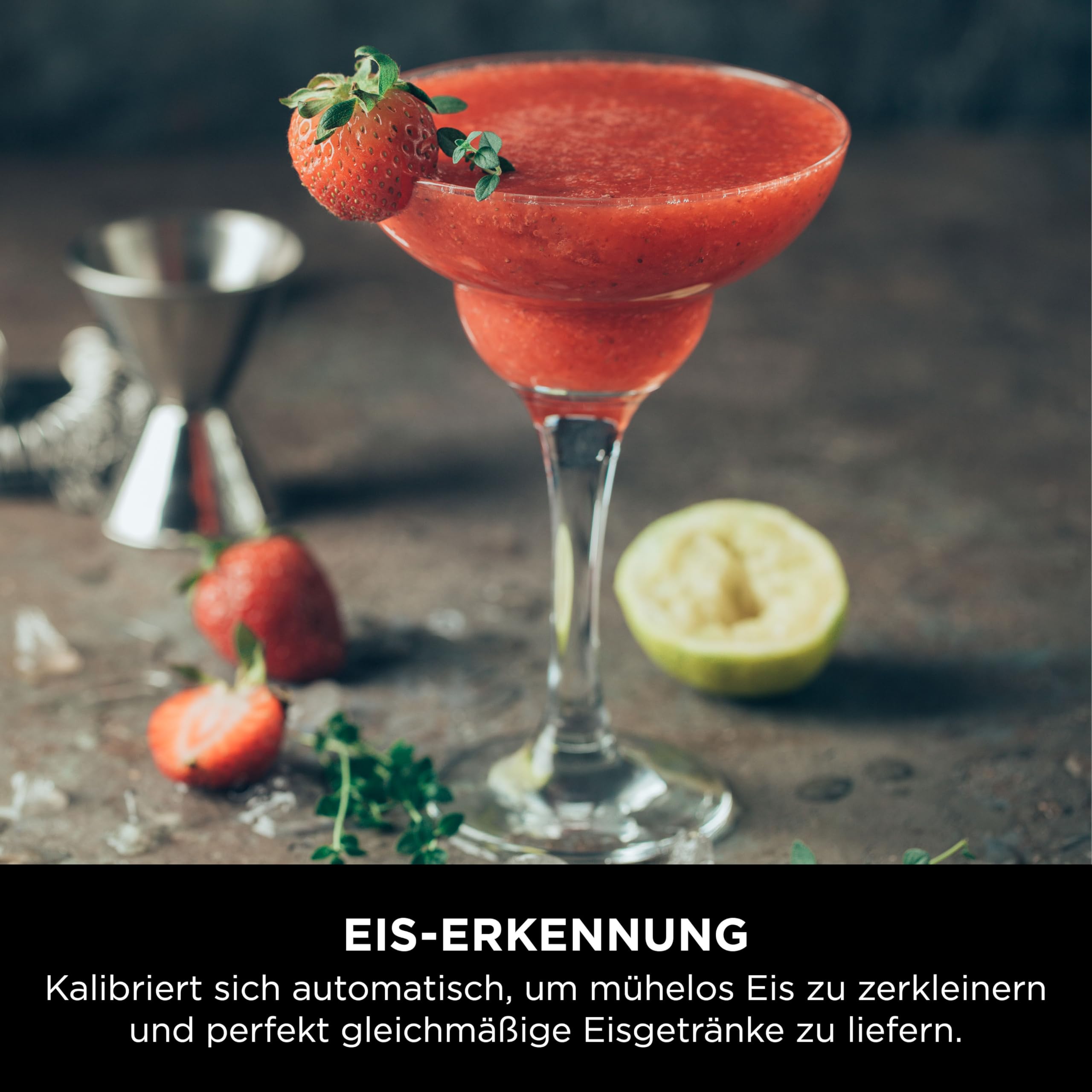 Ninja Detect Power Mixer Pro / Blender / Smoothie Maker, 1200 W, 2 L Krug (1,9 L max. Fassungsvermögen), kraftvoller Mixer für Smoothies, Hacken von Gemüse & Mixen von Frozen Drinks, schwarz, TB201EU